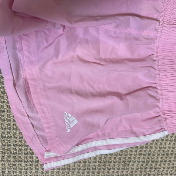 Adidas Women’s Running Shorts Lot of 2 Medium Pink Navy Climalite Athletic - Picture 3 of 9